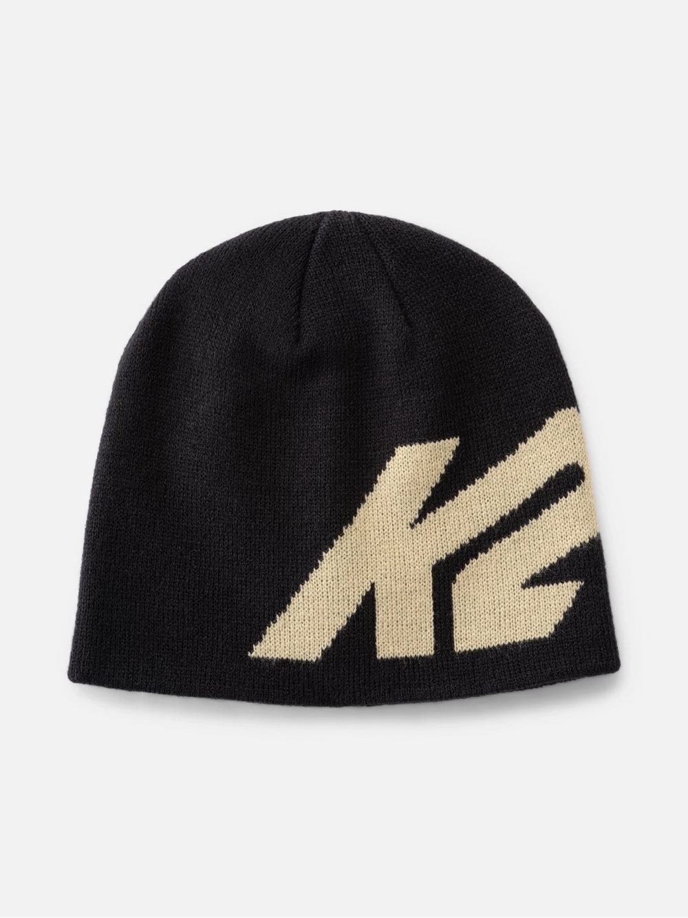 K2 Skis Jacquard Beanie Toque with Beige Logo Accent